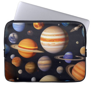 Planets Pattern Laptopschutzhülle