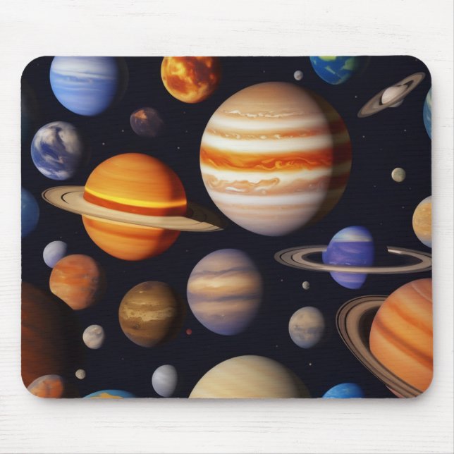 Planets Pattern Mousepad (Vorne)