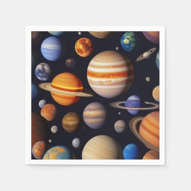 Planets Pattern Serviette (Vorderseite)