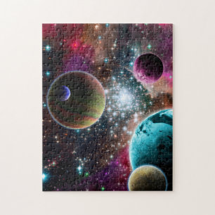 Planets Stars Galaxie Puzzle