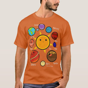 Planets Universe Astronomy Science Bildung T-Shirt