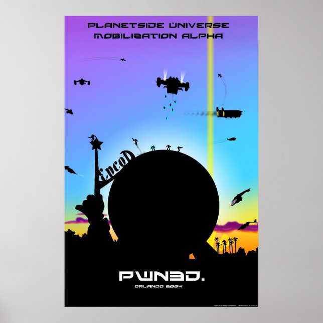 PlanetSide Universe Mobilisation Alpha Poster (Vorne)