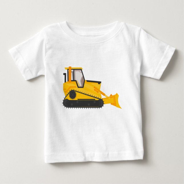 Planiermaschine Baby T-shirt (Vorderseite)