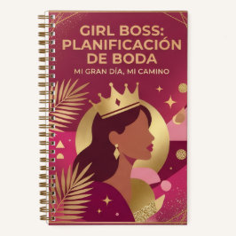 planificador de boda girl boss notizbuch