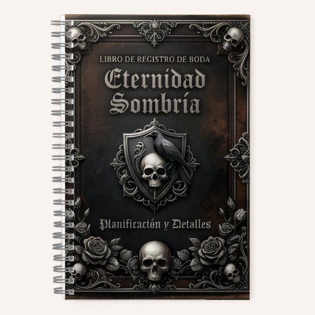 planificador de boda gotico notizbuch (Vorderseite)