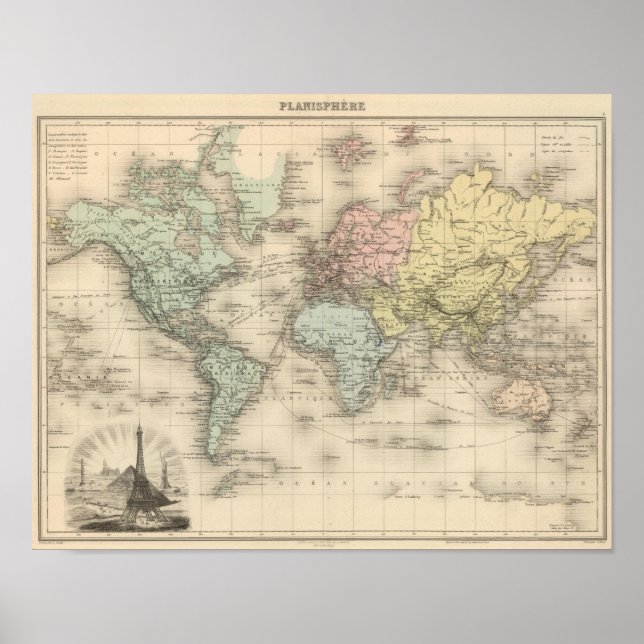 Planisphere Poster (Vorne)