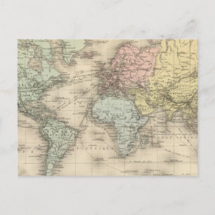 Planisphere Postkarte