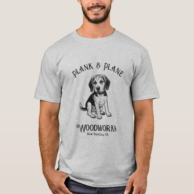 Plank & Plane T-Shirt (Vorderseite)
