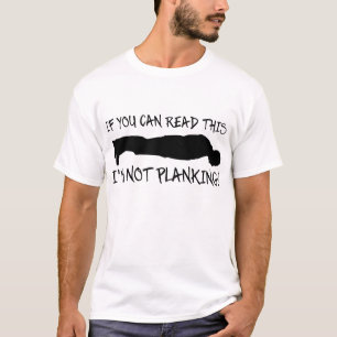Planking-lustiges Shirt