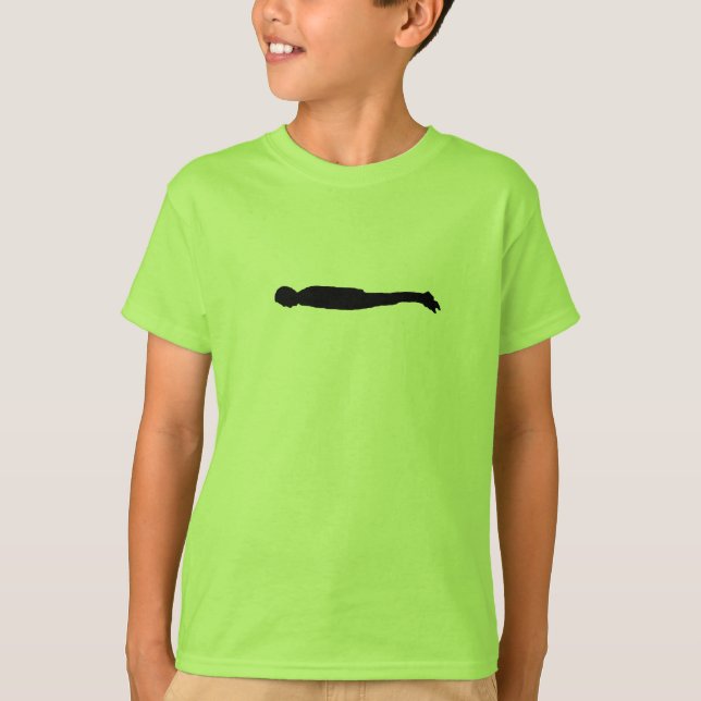 Planking scherzt T-Shirt (Vorderseite)