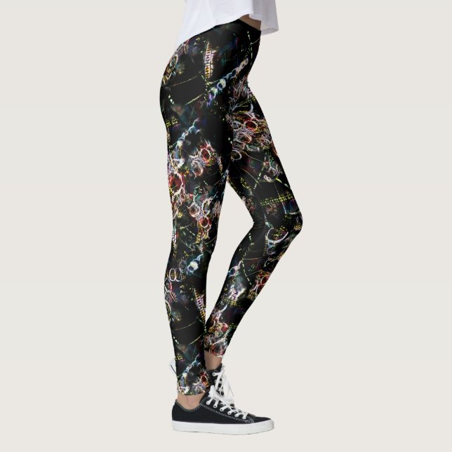 Plankton Zeichnend Leggings (Rechts)