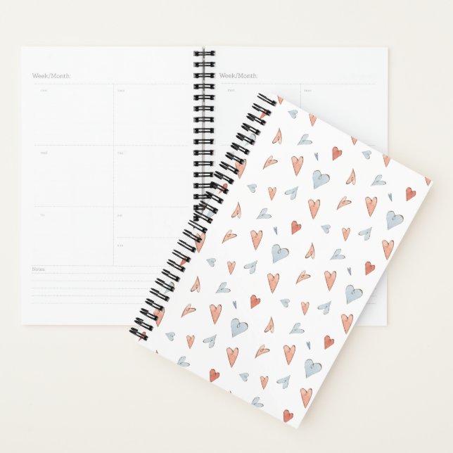 Planner - Hearts Pattern Planer (Anzeige)