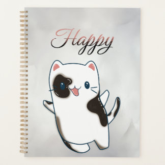 Planner - Niedlich Kawaii Happy Kitty Planer
