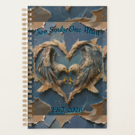 Planner Paper Cut Eagle Two Souls One Heart Planer