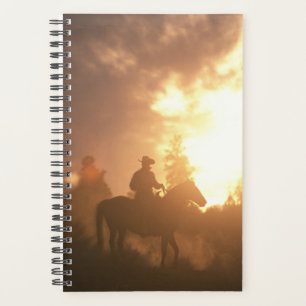 Planner Pferd Foto Equine Sunset Cowboy Planer