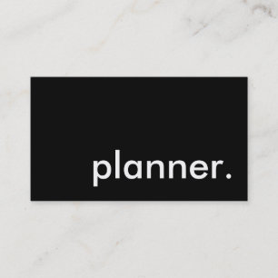 planner. visitenkarte