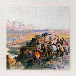 „Planning the Attack“ von Charles M. Russell Puzzle