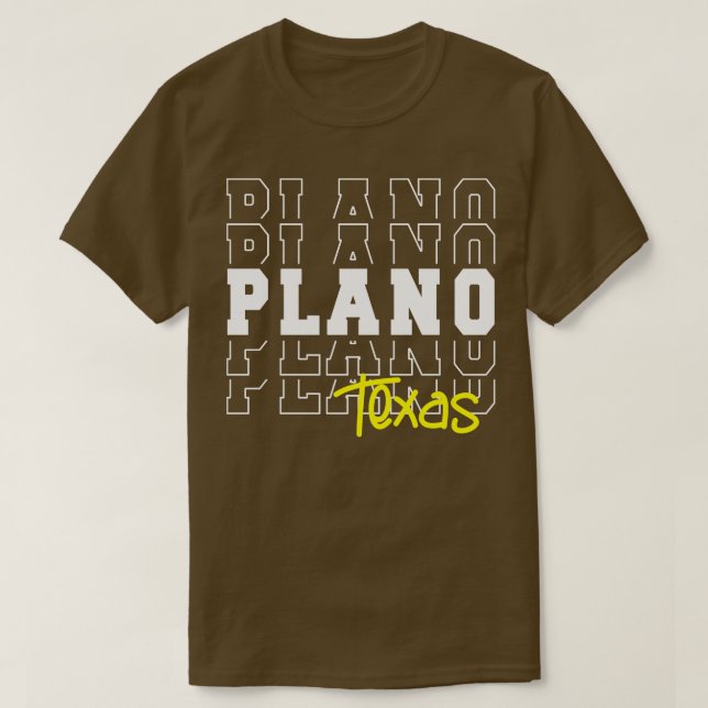 Plano Stadt Texas Plano TX T-Shirt (Design vorne)