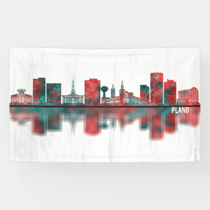 Plano Texas Skyline Banner