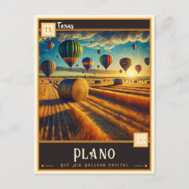 Plano, Texas | VINTAG Postkarte