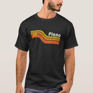 Plano - Vintage Männer Frauen 70er 80er Grafik Coo T-Shirt