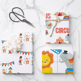 Planpapier für den Umschlag von 3 Sets Geschenkpapier Set