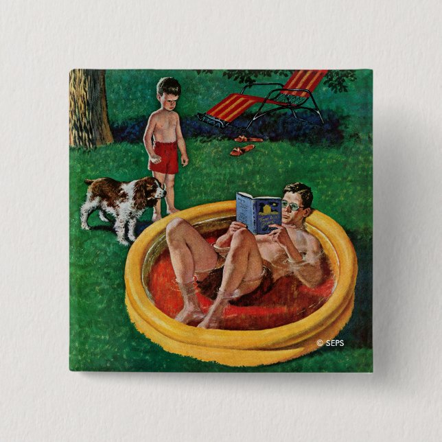 Planschbecken Button (Vorderseite)