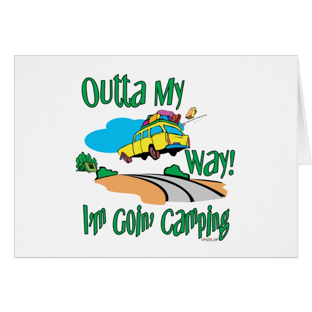 Planst du einen Camping-Trip (Vorderseite (Horizontal))