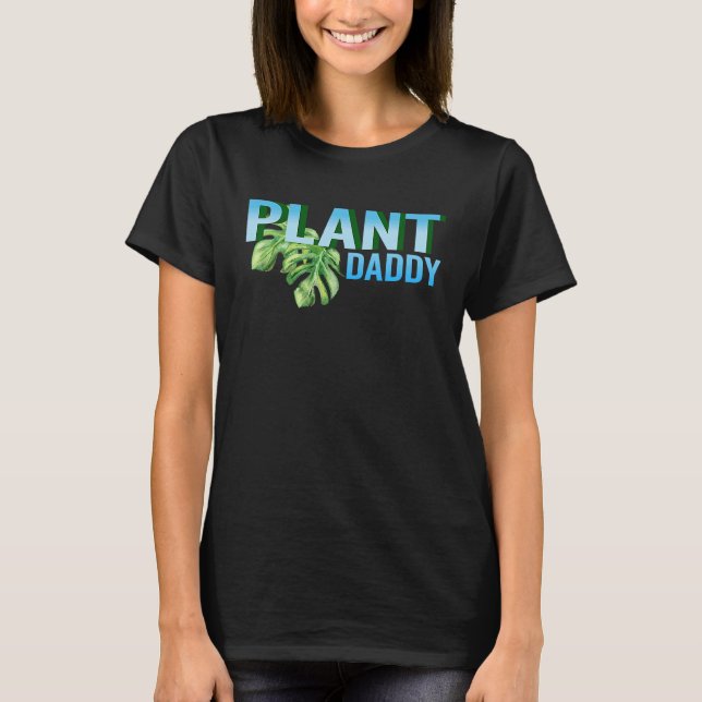 Plant Daddy Gardening  Watering Plants T-Shirt (Vorderseite)