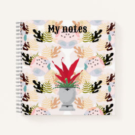 plant festival in the garden notizbuch