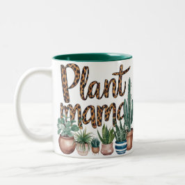 Plant Mama Mug – For the Green Thumb Goddess Zweifarbige Tasse