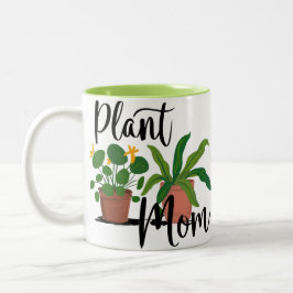 Plant Mom Mug – For the Queen of Green Zweifarbige Tasse