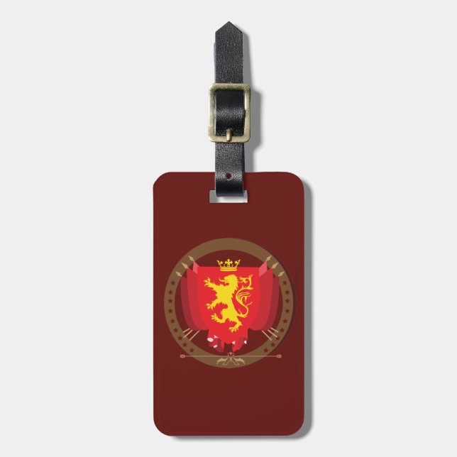 Plantagenese Gepäckanhänger (Vorderseite vertikal)