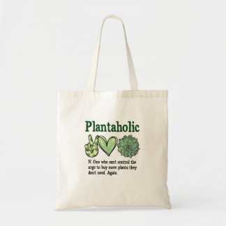 Plantaholische Funny-Pflanze Tragetasche