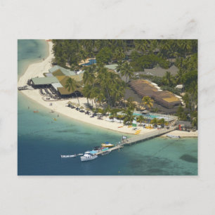 Plantation Island Resort, Malolo Lailai Insel Postkarte