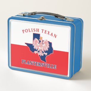 Plantersville Polnisch Texan Metall Brotdose
