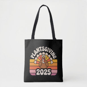 Plantsgiving 2025 Vegan Friendsgiving Retro-Abzeic