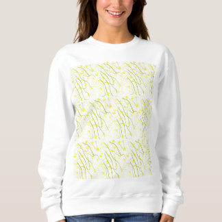 Plantvoll grünes Sweatshirt