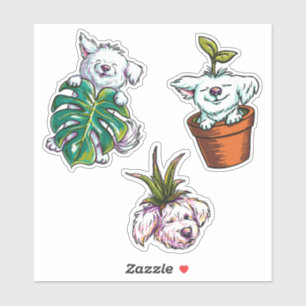 Planty Pups: Jack Aufkleber