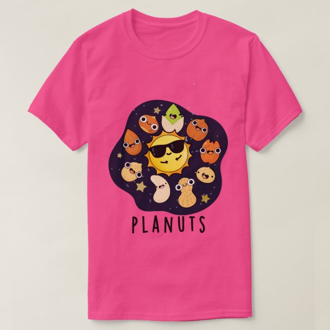 Planuts Funny Astronomy Nuts Pun 1 T-Shirt (Design vorne)
