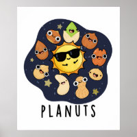 Planuts Funny Astronomy Nuts Pun
