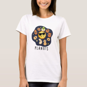 Planuts Funny Astronomy Nuts Pun T-Shirt