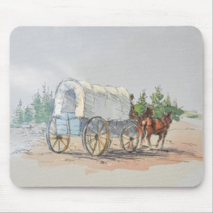 PLANWAGEN von SHARON SHARPE Mousepad