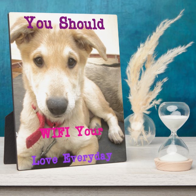 Plaque Fotoplatte (Seite)