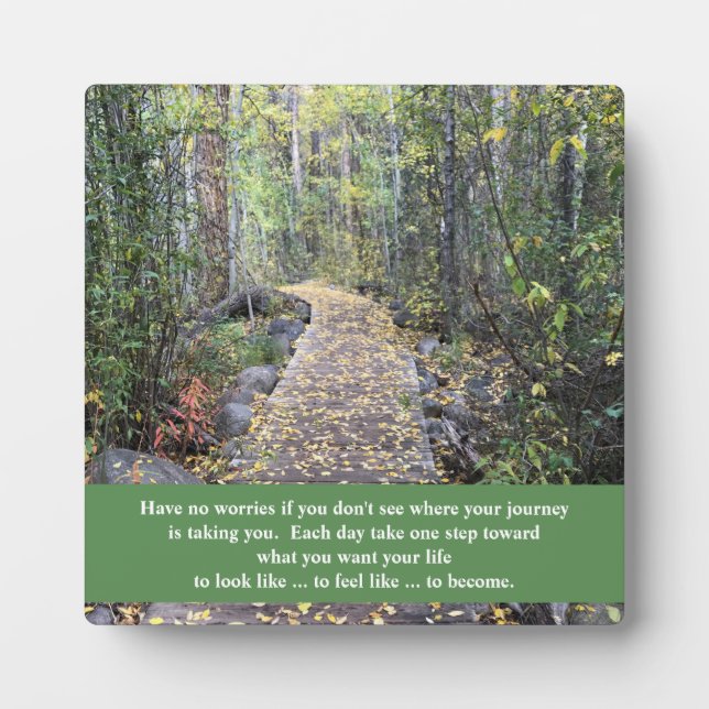 Plaque Journey Woods Fotoplatte (Vorderseite)