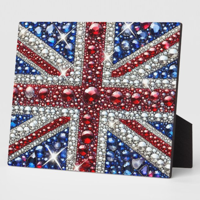 Plaque mit British Colors Modernes Design Fotoplatte (Seite)