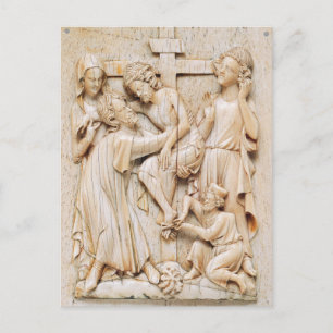 Plaque mit dem Abstieg vom Kreuz Postkarte