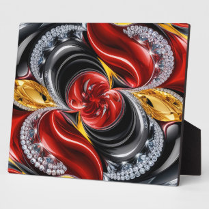 Plaque mit deutschen Farben Modernes Design Fotoplatte