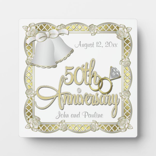 Plaque zum 50. Jahrestag Fotoplatte (Vorderseite)