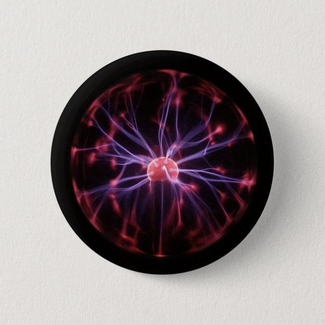 Plasma-Ball Button (Vorderseite)